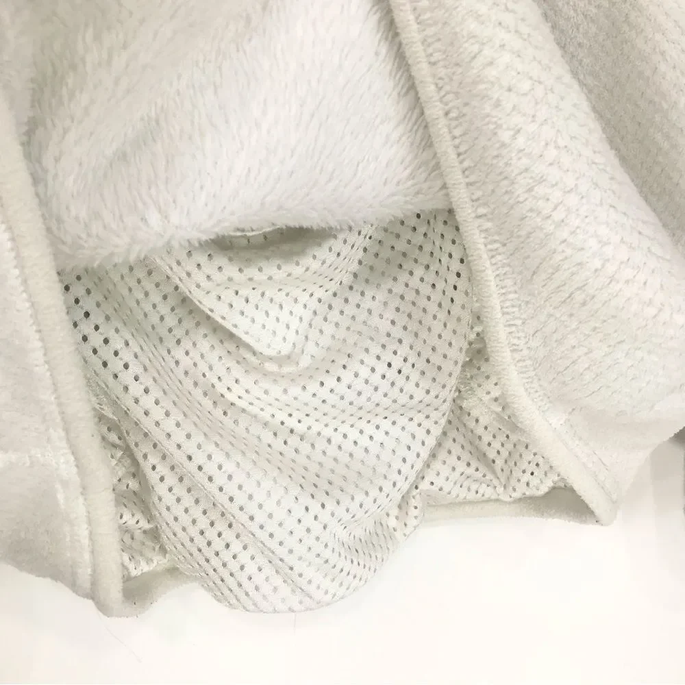 Patagonia RE-TOOL White Cream Quarter Snap Fleece Polartec Performance Pullover - Picture 12 of 16